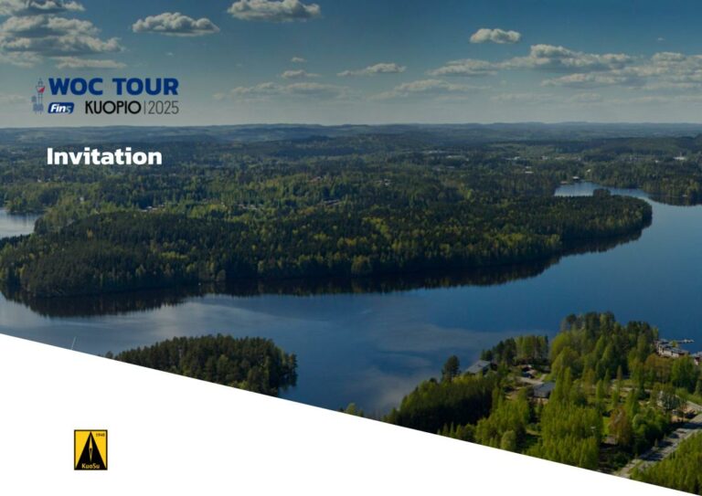 WOC Tour Invitation 7.-12.7.2025 in English has been published